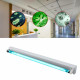 UVC bactericidal lamp, 18W Phillips tube, for sterilization, wall fixing