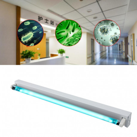 UVC bactericidal lamp, 18W Phillips tube, for sterilization, wall fixing