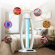 Lampa bactericida UVC 38W, temporizator, touchscreen, telecomanda, sterilizare si dezinfectare 40 mp, Cnlight