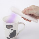 Portable 6 LED UVC sterilizer for objects, timer, wand lamp, rechargeable USB, 400mAh, 15x3.8 cm