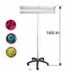 Portable UVC bactericidal lamp 2x30W, adjustable 140 degrees, reflector, stand 100-160 cm