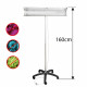 Portable UVC bactericidal lamp 2x55W, adjustable, telescopic stand 100-160 cm, reflector, 60 sqm