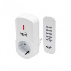 1000W remote control socket, remote control, radius 40 m, 433.92MHz, LED indicator