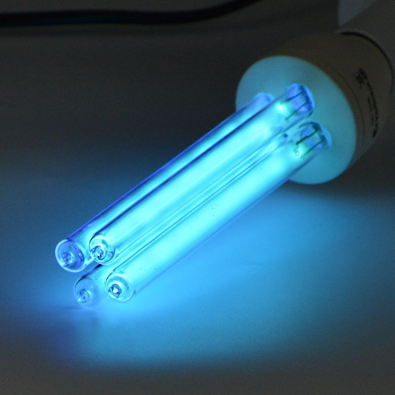 Hiboom Ampoule Germicide UVC 25W - Lampe UV 254nm Base E27, Stérilisation 360° Jusqu'à 46m² Pour Maison Et Bureau