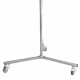 Portable germicidal UVC 30W stainless steel bactericidal lamp with stand on wheels, Phillips tube