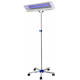 2x55W UVC bactericidal lamp with mobile support, sterilization surface 45 sqm