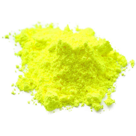 Gelbe UV-reaktive fluoreszierende pigment