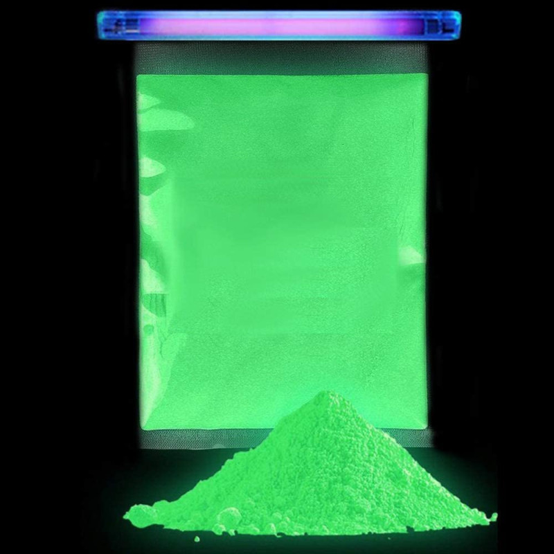 Ultravioleta Uv Glow Fluorescente Pigmento en Polvo Verde 