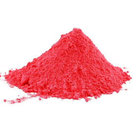 Červený UV reaktivní fluorescenčního pigmentu