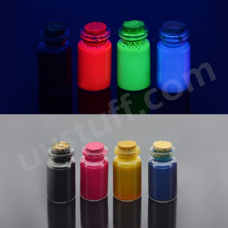 Fluoreszierende Tinte für Ink-Jet Drucker 4-Farben-set