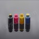 Floresan mürekkep mürekkep püskürtmeli yazıcılar 4 renk kümesi için
