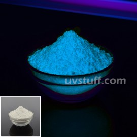 Blue invisible fluorescent pigment
