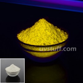 Yellow invisible fluorescent pigment