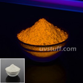 Oransje usynlig fluorescerende pigment