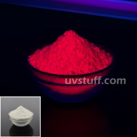 Červené neviditelné fluorescenčního pigmentu