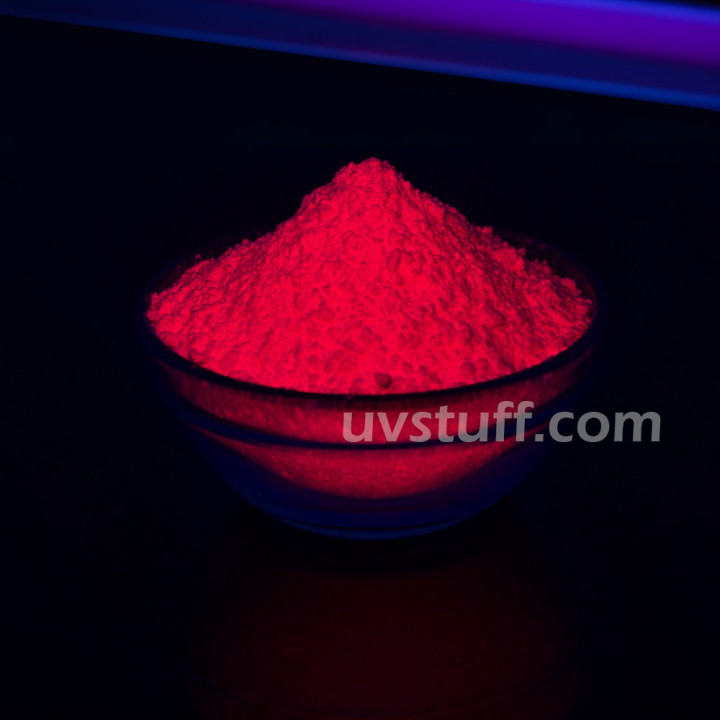 Pigmentul fluorescentă roşie invizibil