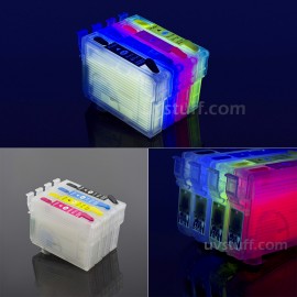 EPSON CARTRIDGES T0711-T0714 FILLED WITH INVISIBLE INK