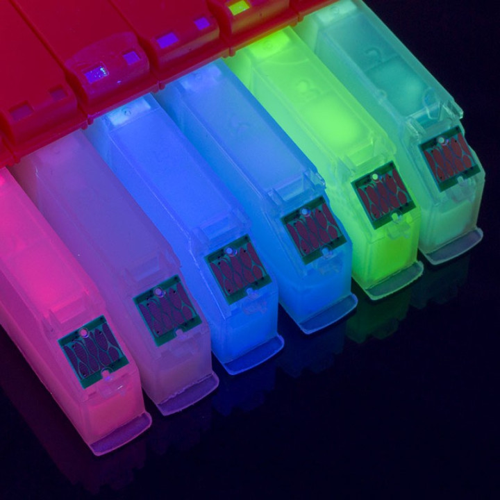 Refillable cartuşe de cerneală T2771-T2776 pentru Epson umplut cu cerneală invizibilă UV