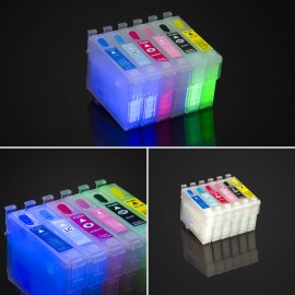 NEVIDITELNÝ INKOUST CARTRIDGE T0981-T0986 PRO EPSON INKOUSTOVÉ TISKÁRNY