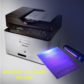 Neviditelné UV Tonerový prášek pro Samsung a Lexmark černobílá, žlutá