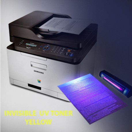 Invisible UV toner for Samsung and Lexmark monochrome, yellow, powder 50 g