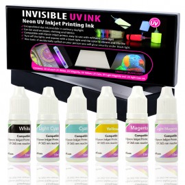 Inkjet invisible ink for 6 color printers