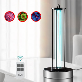 38W bakteriedrepende UVC-lampe, berøringsur, fjernkontroll, 38 mp