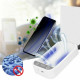 Portable 3-in-1 9W UVC LED Sterilizer for Small Objects, Aromatherapy Function, USB Phone Charger