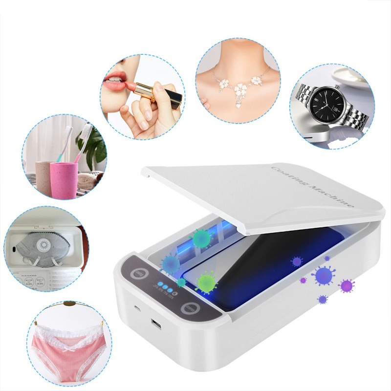 Easycare-Stérilisateur UV pour téléphone portable, boîte de désinfection à  LED UVC, équipement de stérilisation à ultrasons, CE FCC