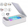 Esterilizador UVC 3 en 1 para objetos pequeños, smartphone, función de aromaterapia, conector USB
