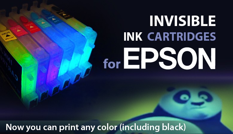 Invisible ink for Epson cartridges