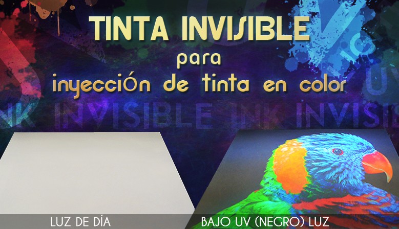 Invisible ink for color inkjet printer