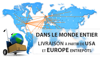 Expédition à partir des Etats-Unis et l'Europe entrepôts 